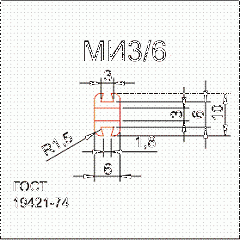 Втулка проходная изоляционная Mi 3-6